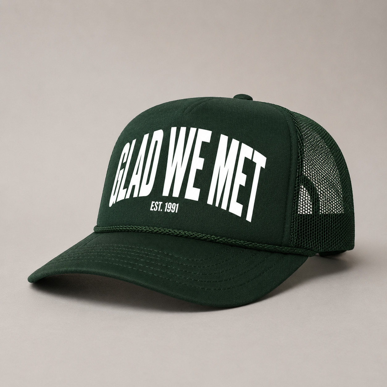 Hunter Green Signature Trucker Hat