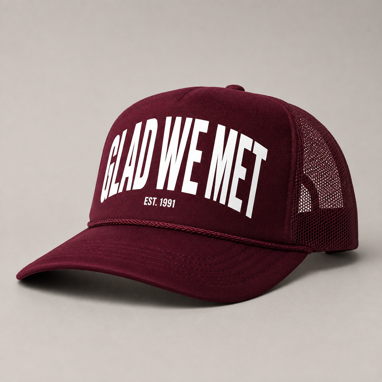 Maroon Signature Trucker Hat