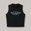 Black Signature Cropped Tank