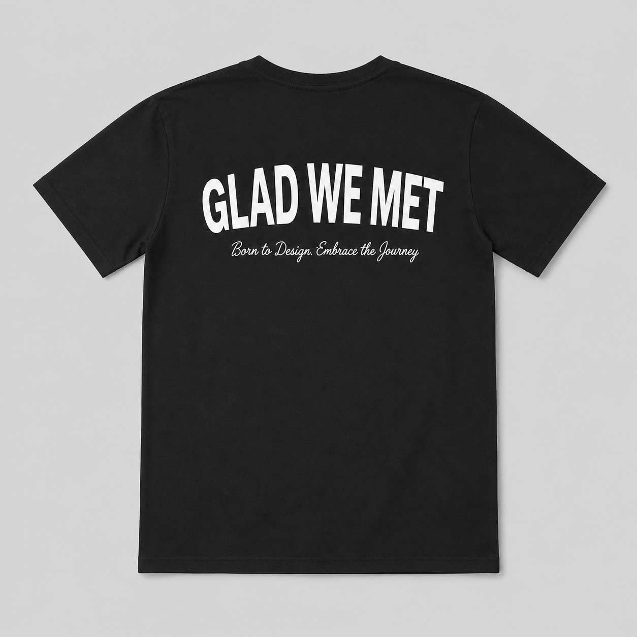 Black Born to Design T-Shirt